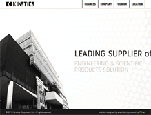 Tablet Screenshot of kinetics.co.th